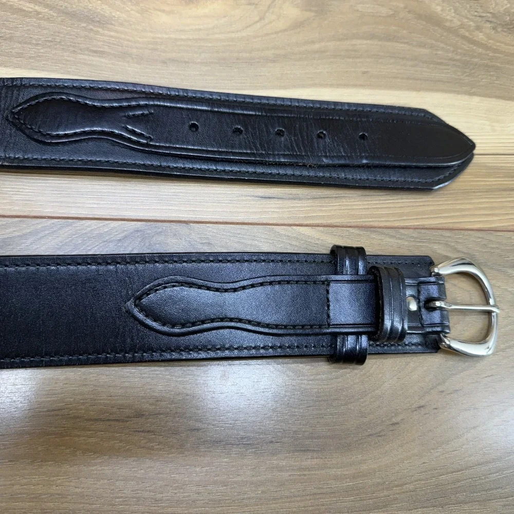 Don Hume Miami Oklahoma Duty Belt Size 30/31 Black Leather Officer